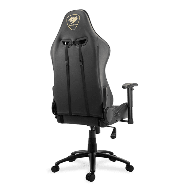 Cougar OutRider Royal Comfort Gaming Chair, Class 4 Gas Lift Cylinder, 2 Direction Adjustable Armrest, Breathable PVC Leather, 120Kg Weight Limit, Adjustable Design - Black