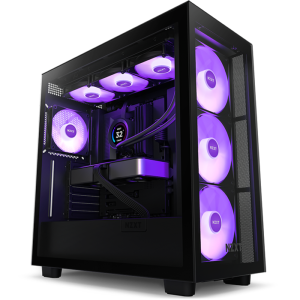 H7 Elite RGB Gaming PC –Intel Core i9-13900K, Nvidia RTX 4090, 64GB(2*32) RAM 5600MHz DDR5, 2TB SSD M.2 Gen4, 1200W GOLD PSU, LCD Liquid Cooler