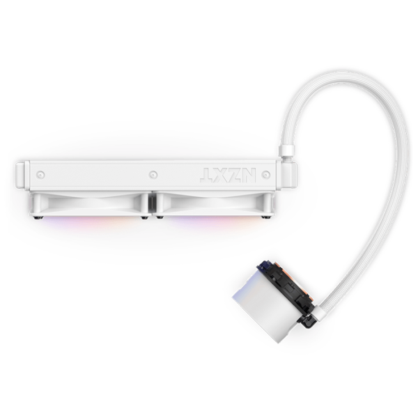 NZXT Kraken 240 RGB, 240mm AIO Liquid Cooler with LCD Display and RGB Fans, White