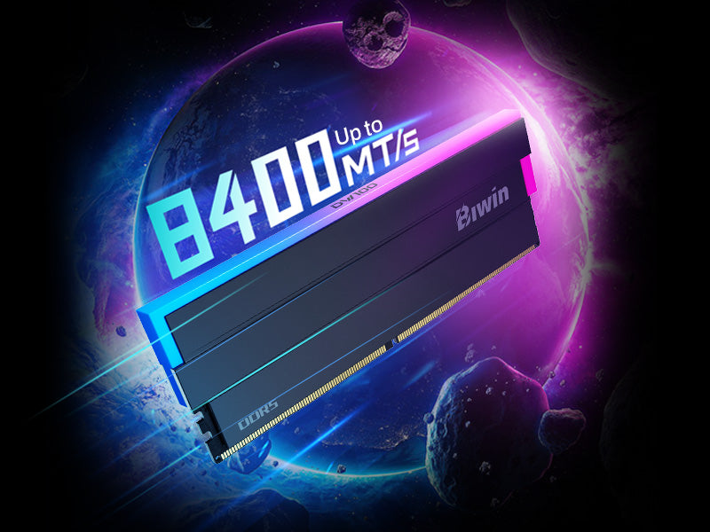 BIWIN Black Opal DW100 64GB (2x32GB) DDR5-6000 CL30 RGB Memory