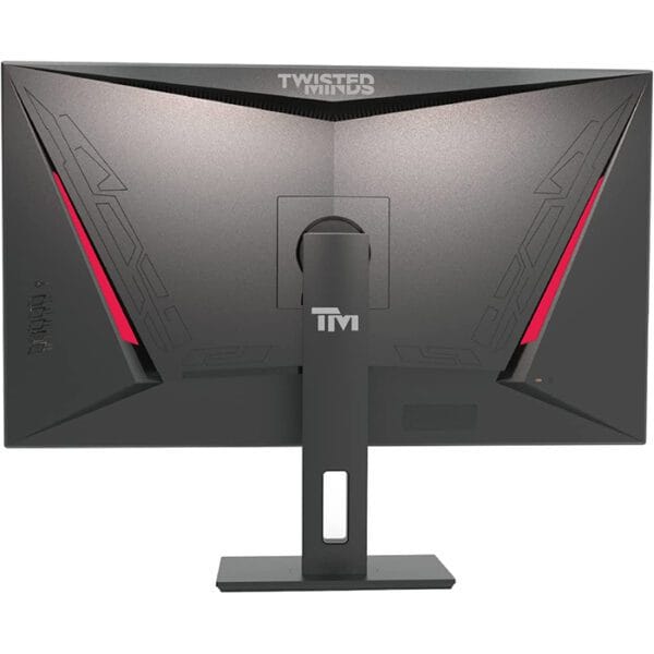 Twisted Minds TM32DUI 32” UHD IPS Panel Gaming Monitor, 3840×2160 Resolution, 144Hz Refresh Rate, 1ms Response Time, 16:9 Aspect Ratio, DCI-P3 90%, HDMI 2.1, LED, Black and Red