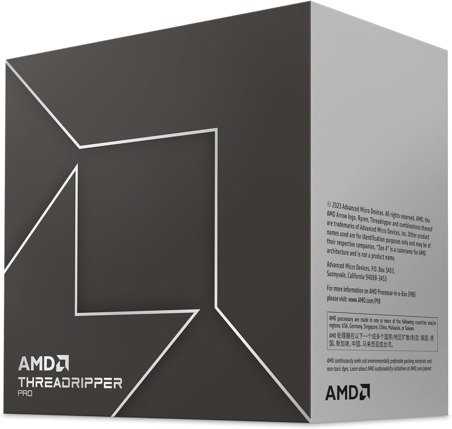 AMD Ryzen Threadripper PRO 7995WX 96-Core Workstation Processor – 5.1GHz