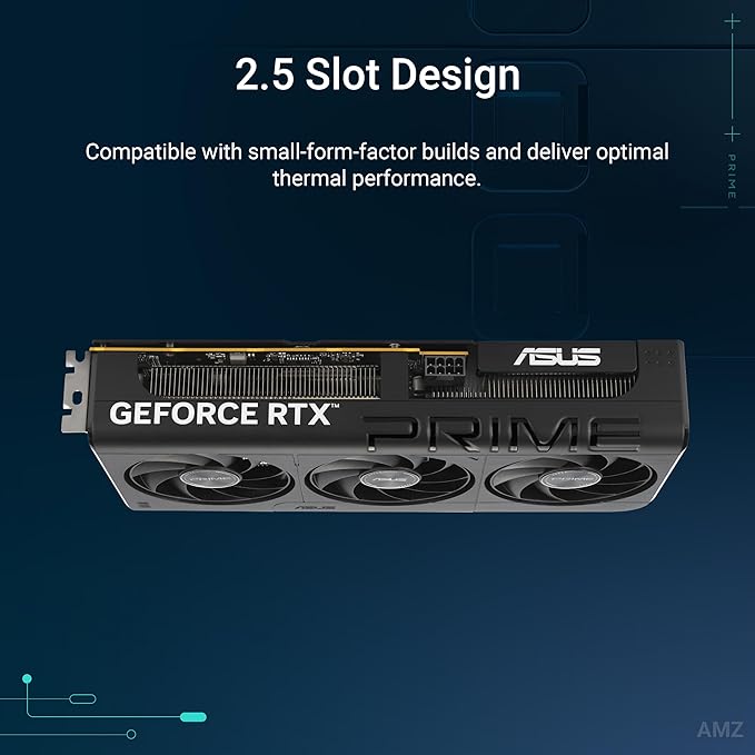 ASUS Prime GeForce RTX™ 5060 OC Edition 8GB GDDR7 Gaming Graphics Card (PCIe 5.0, DLSS 4, HDMI 2.1b, 3x DisplayPort 2.1b, 128-bit, Axial-tech Fan)