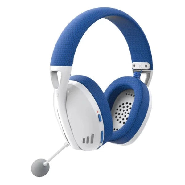 Redragon IRE Pro Ultra-Light Wireless Gaming Headset ,White/Blue