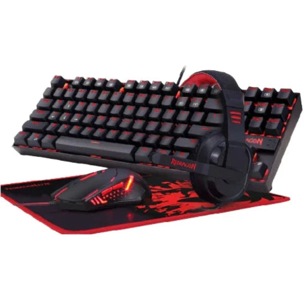 Redragon 4in1 combo: K552-2+M601+H120+P001, w/adapter