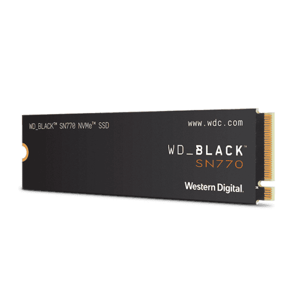 WD Black SN770 NVMe 1TB Internal SSD M.2 PCIe Gen4 x4