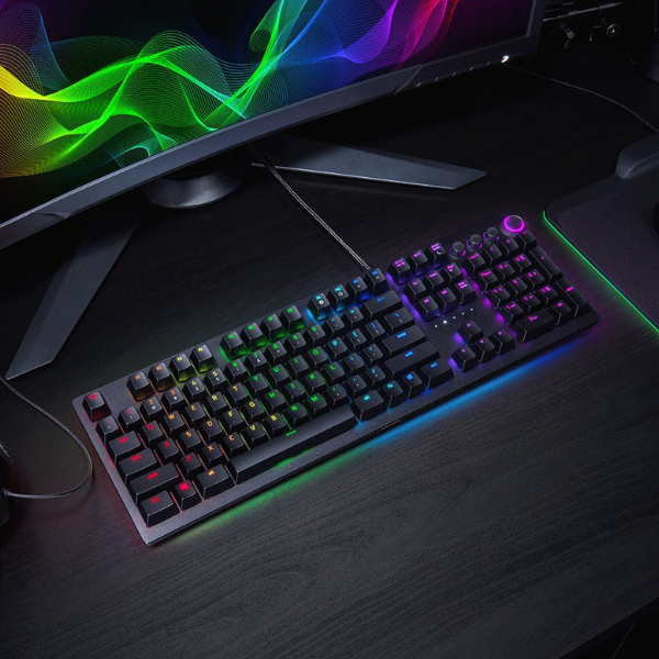 Razer Huntsman Elite – Linear Optical Switch ,US Gaming Keyboard with Razer™ Optical Switches