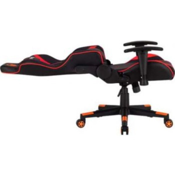 Meetion CHR15 Imitation Leather Adjustable Handrail and 180-Degree Reclining, Scalable Foot Rest Gaming Chair - Red