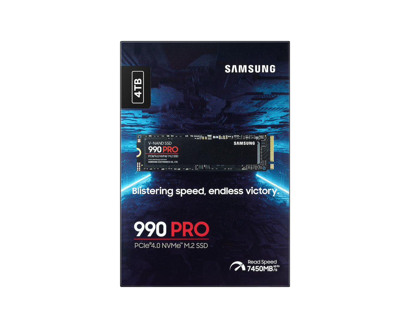 Samsung 990 PRO 4TB PCIe 4.0 NVMe M.2 SSD – Up to 7,450MB/s Premium High Performance Storage
