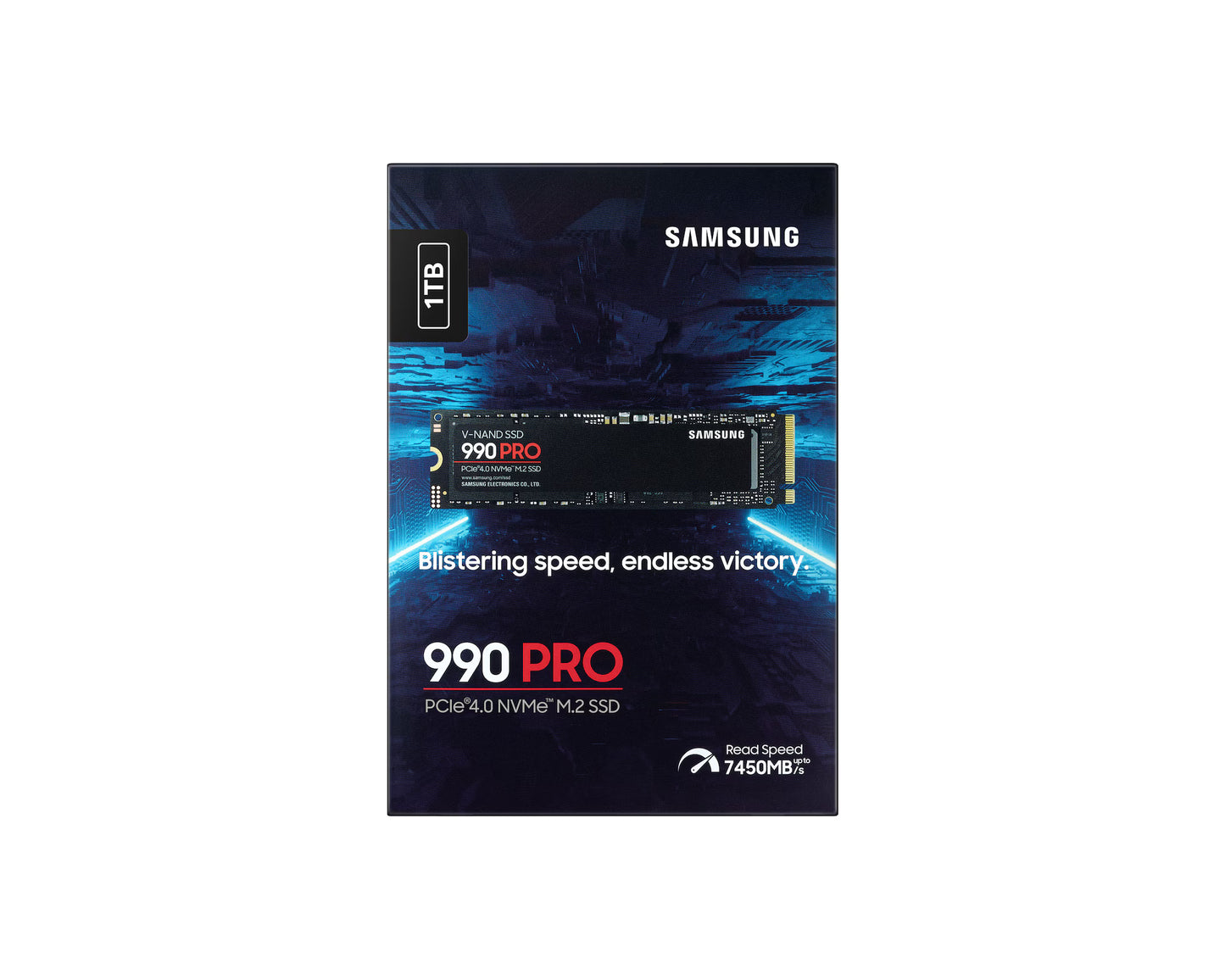 Samsung 990 PRO 1TB PCIe 4.0 NVMe M.2 SSD – Up to 7,450MB/s High Performance Storage