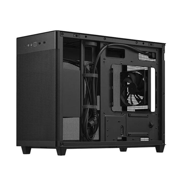 ASUS Prime AP201 case Mesh Black 33-liter MicroATX Support 360 mm coolers, graphics cards up to 338 mm long, and standard ATX PSU,Black