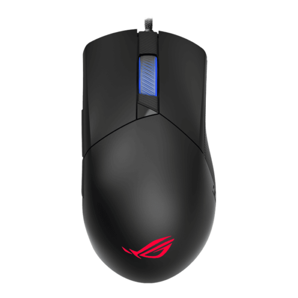 AsusROG Gladius III Classic asymmetrical gaming mouse with specially tuned 26,000 dpi with 1% deviation, instant button actuation, exclusive Push-Fit Switch Socket II, laser-engraved ROG aesthetic
