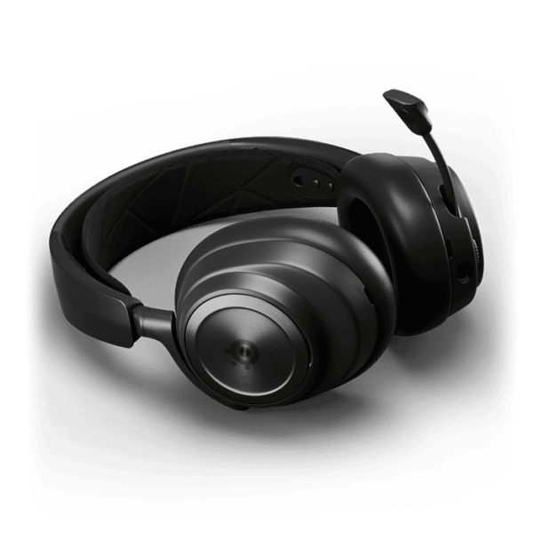 SteelSeries Arctis Nova Pro Wireless – Multi-System Gaming Headset – Premium Hi-Fi Drivers – Active Noise Cancellation – Infinity Power System – PC, PS5, PS4, Switch, Mobile