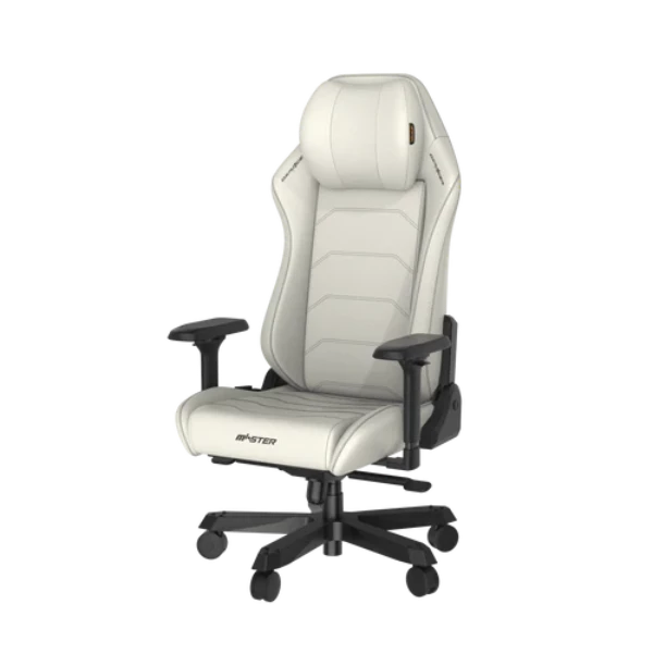DXRacer I238S Master Series Gaming Chair, Microfiber Leather, 4D Armrests - White