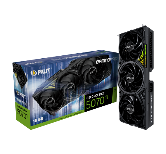 Palit GeForce RTX 5070 Ti GamingPro 16GB GDDR7 Graphics Card