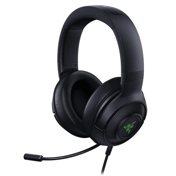 Razer Kraken V3 X 7.1 Surround Sound RGB Gaming Over Ear Headset With Mic - Black