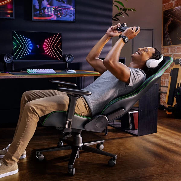 Razer Enki – Gaming Chair for All-Day Gaming Comfort|Black and Green