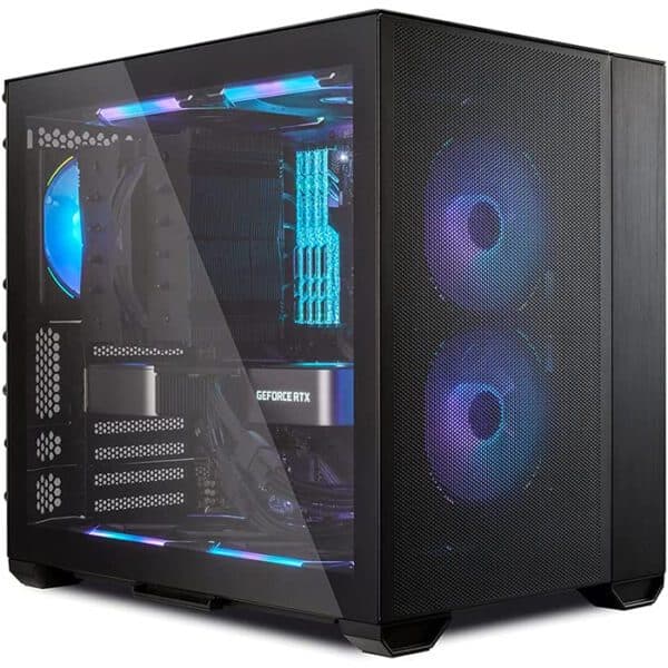 Lian Li O11 DYNAMIC Mini AIR Tempered Glass Gaming Computer Case – Black