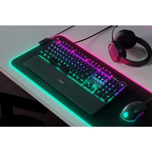 SteelSeries Apex 5 Hybrid Mechanical Gaming Keyboard with OLED Smart Display