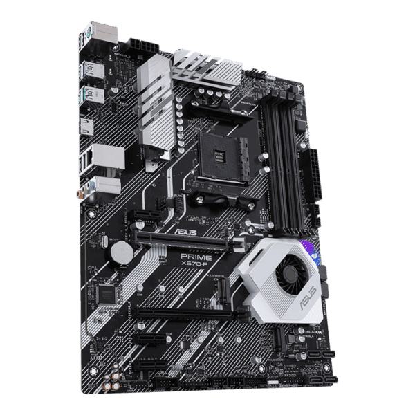 ASUS PRIME X570-PAMD AM4 ATX motherboard with PCIe 4.0, 12 DrMOS power stages, DDR4 4400MHz, dual M.2, HDMI, SATA 6Gb/s, USB 3.2 Gen 2 and Aura Sync RGB header