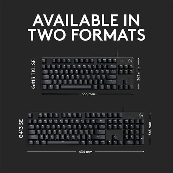 Logitech G413 SE TACTILE Mechanical Gaming Keyboard