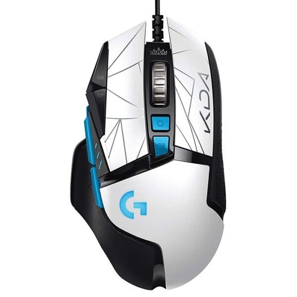 Logitech G502 Hero K/DA High Performance Gaming Mouse - Hero 25K Sensor, 16.8 Million Color LIGHTSYNC RGB, 11 Programmable Buttons, On-Board Memory - Official League Of Legends KDA Gaming Gear