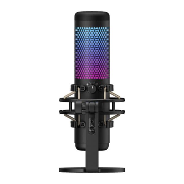 HyperX QuadCast S – RGB USB Condenser Microphone for PC, PS4, PS5 and Mac
