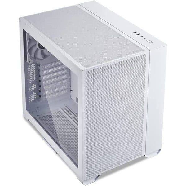 Lian Li O11 DYNAMIC Mini AIR Tempered Glass Gaming Computer Case – White