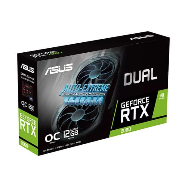 ASUS Dual GeForce RTX™ 2060 EVO OC Edition 12GB GDDR6 Graphics Card