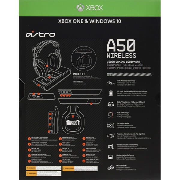 Astro Gaming A50 Wireless Gaming Headset Black For XBOX
