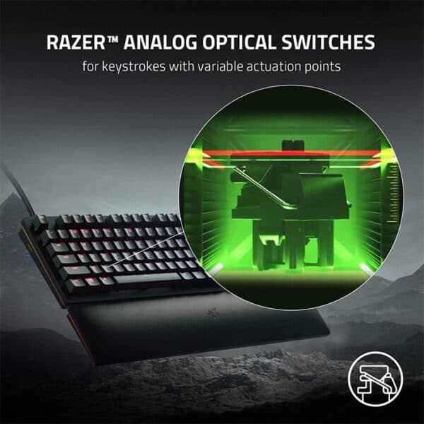 Razer Huntsman V2 Analog – US Gaming Keyboard with Razer™ Analog Optical Switches