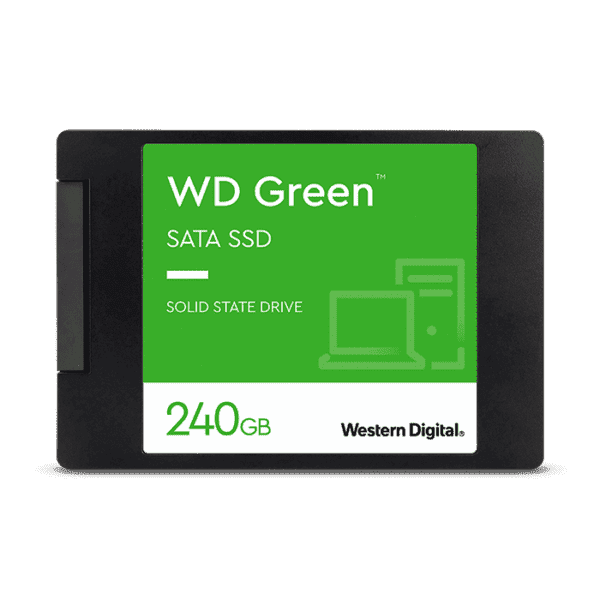 WD Green SATA 2.5”/7mm Cased 240GB internal SSD