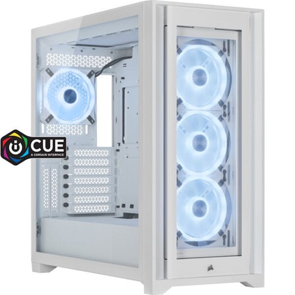 Corsair iCUE Certified – 5000X Gaming PC – Intel Core i5 12400F, Nvidia RTX 3050, 32GB RAM 3200MHz, 1TB SSD M.2, 650W PSU, Liquid Cooler