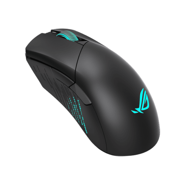 ROG Gladius III Wireless Classic asymmetrical wireless gaming mouse with tri-mode connectivity