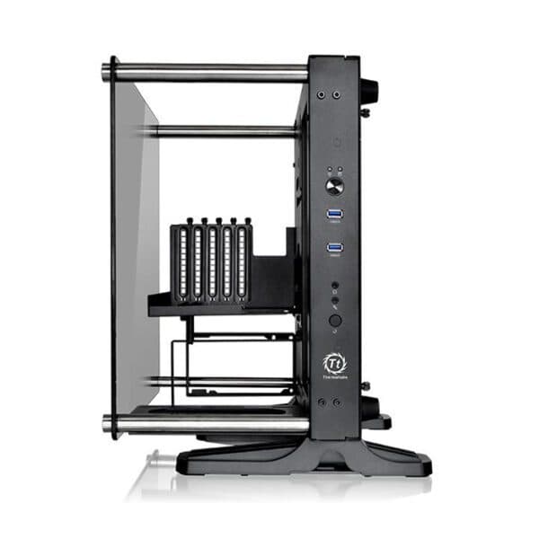 Thermaltake Core P1 TG Mini ITX Case, Black