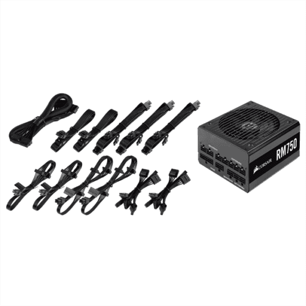 CORSAIR RM Series RM750 — 750 Watt 80 PLUS Gold Certified Fully Modular Power Supply