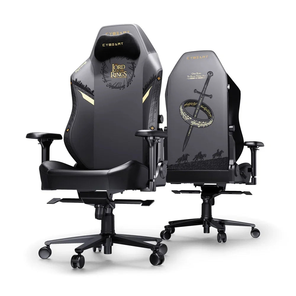 Cybeart Lord of the Rings gaming chair and GamerTek Z-Desk gaming setup available in the UAE at Emarat Gamers