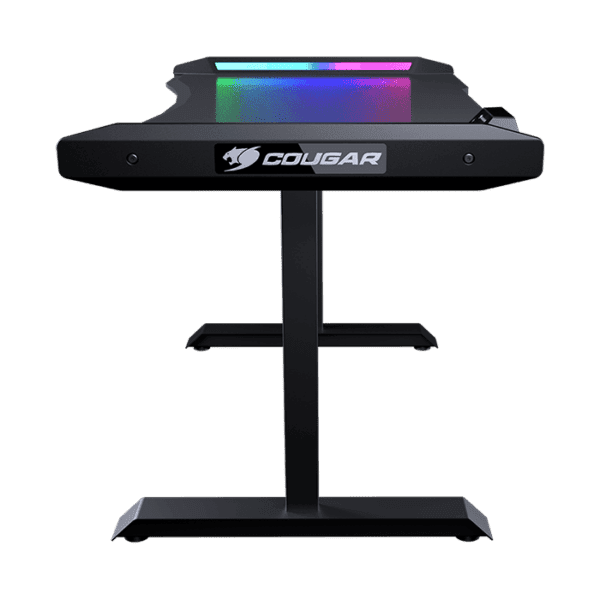 Cougar Mars 120 Gaming Desk, USB 3.0 (1), USB 2.0 (1), 3.5mm Audio Jack (2) RGB Button – Black