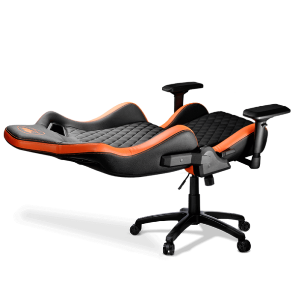 Cougar Armor S Gaming chair, Adjustable Design ,Black and Orange