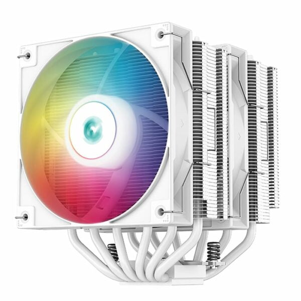 DeepCool AG620 WH ARGB dual-tower 120mm CPU cooler, White