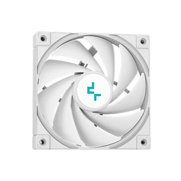 DeepCool LT720 Liquid CPU Cooler, 360mm Radiator, 3x FK120 Fans, 500-2250 RPM Fan Speed, 85.85 CFM Airflow, 3100 RPM Pump Speed, ARGB LED Lights,Fluid Dynamic Bearing, White