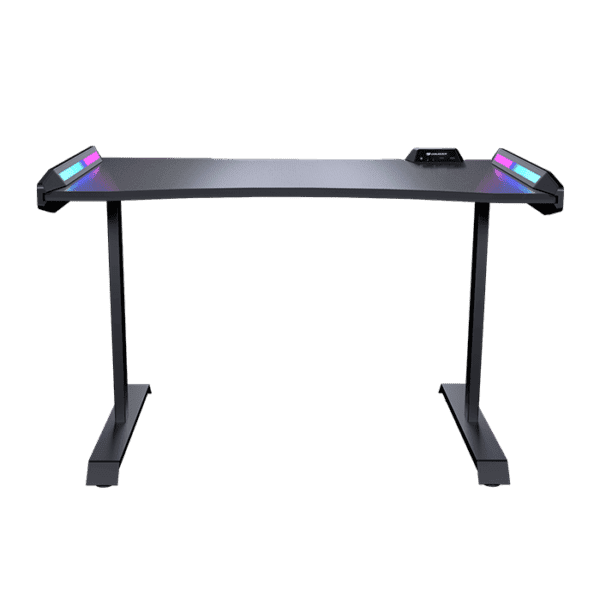 Cougar Mars 120 Gaming Desk, USB 3.0 (1), USB 2.0 (1), 3.5mm Audio Jack (2) RGB Button – Black