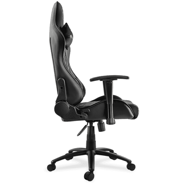 Cougar OutRider Royal Comfort Gaming Chair, Class 4 Gas Lift Cylinder, 2 Direction Adjustable Armrest, Breathable PVC Leather, 120Kg Weight Limit, Adjustable Design - Black