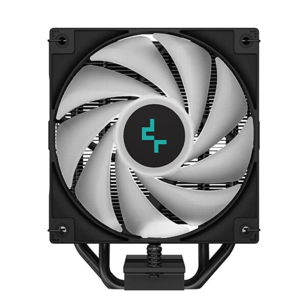 Deepcool AG400 BK ARGB Single Tower 120mm CPU Cooler, 2000 RPM Fan Speed, 75.89 CFM Airflow, Addressable RGB