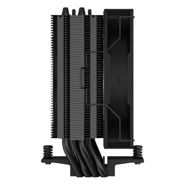 Deepcool AG400 BK ARGB Single Tower 120mm CPU Cooler, 2000 RPM Fan Speed, 75.89 CFM Airflow, Addressable RGB
