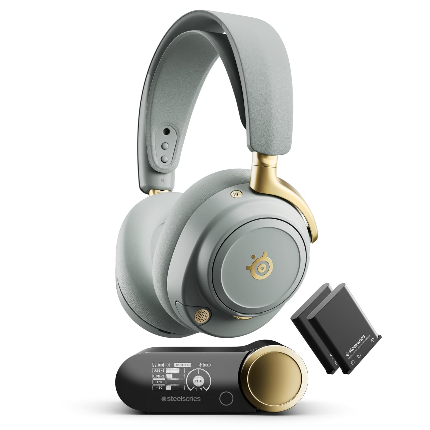 SteelSeries Arctis Nova Elite Wireless Gaming Headset with GameHub - Hi-Res 96kHz/24-bit