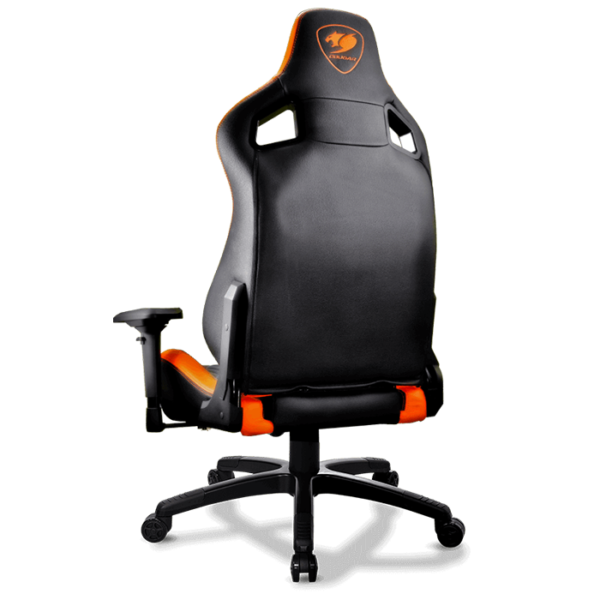 Cougar Armor S Gaming chair, Adjustable Design ,Black and Orange