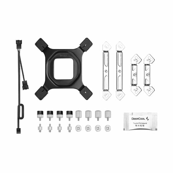 DeepCool AG620 WH ARGB dual-tower 120mm CPU cooler, White