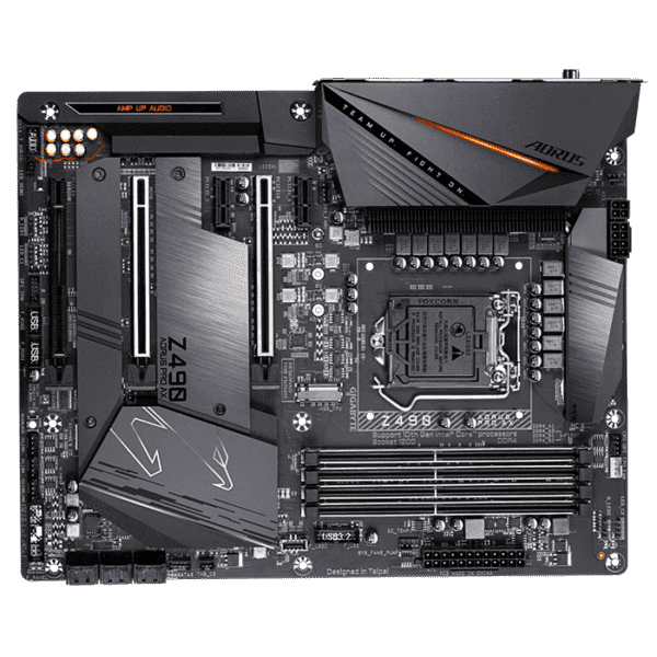 GIGABYTE Z490 AORUS PRO AXIntel® Z490 AORUS Motherboard with Direct 12+1 Phases Digital VRM Design, Comprehensive Thermal Solution with Fins-Array II, Intel® WiFi 6 802.11ax, Intel® 2.5GbE LAN, RGB FUSION 2.0