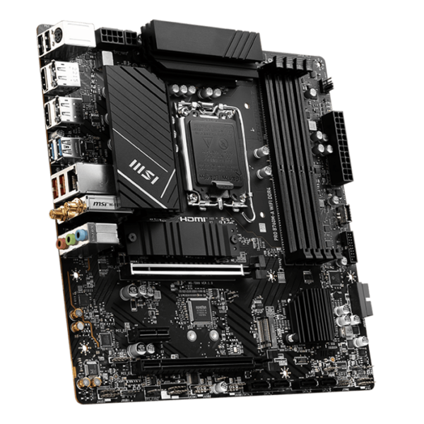 MSI B760-M A PRO WIFI D4 LGA 1700 Intel mATX Motherboard